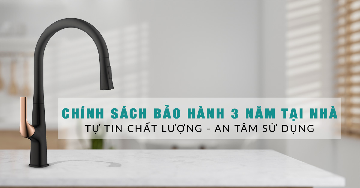 Chính sách bảo hành của vòi rửa Ecalite EF-K569BR