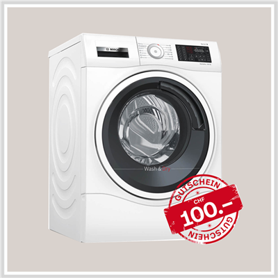 Giặt sấy kết hợp Bosch HMH.WDU28560GB  | Máy giặt kết hợp sấy cửa trước 10kg/6kg, 1400v/p, Series 6