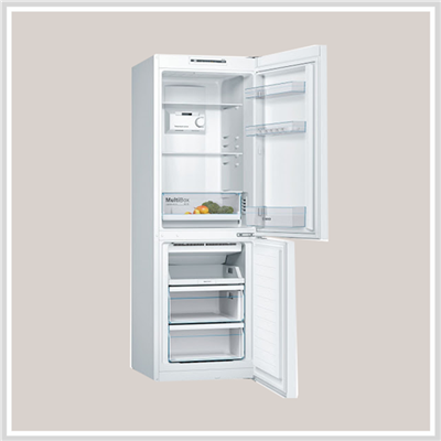 Tủ lạnh Bosch HMH.KGN33NW20G  | Tủ lạnh đơn ngăn đá dưới 279L, mặt màu trắng, Series 2