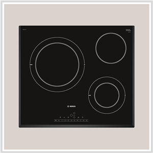 Bếp Bosch HMH.PKK651FP1E  | Bếp điện 60cm, 3 vùng nấu, mặt kính ceramic, 17 mức gia nhiệt Series 6